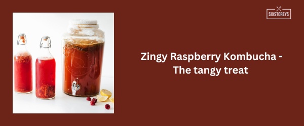 Zingy Raspberry Kombucha - Best Kombucha Flavor
