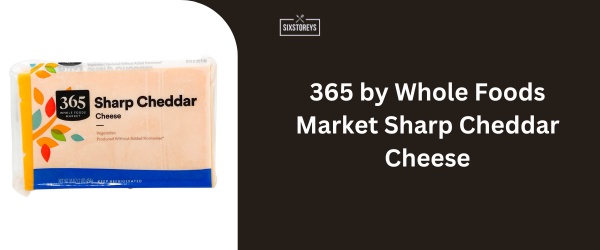365 by Whole Foods Market Sharp Cheddar Cheese - Best Shredded Cheddar Cheese