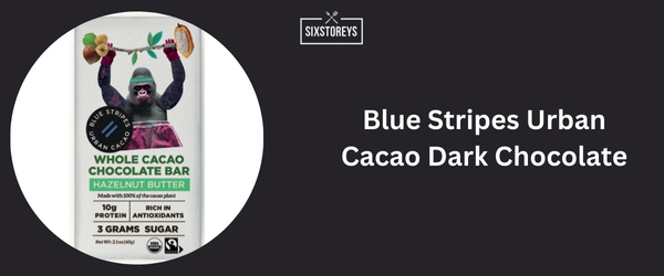 Blue Stripes Urban Cacao Dark Chocolate - Best Dark Chocolate Brand 2024