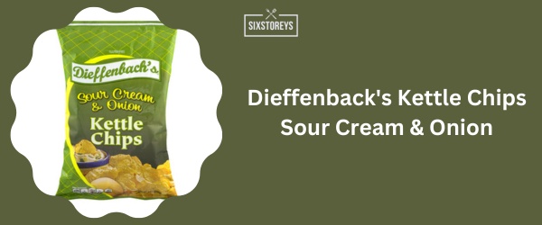 Dieffenback's Kettle Chips Sour Cream & Onion  - Best Sour Cream And Onion Chips