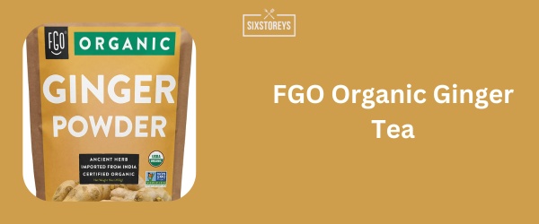 FGO Organic Ginger Tea - Best Ginger Tea