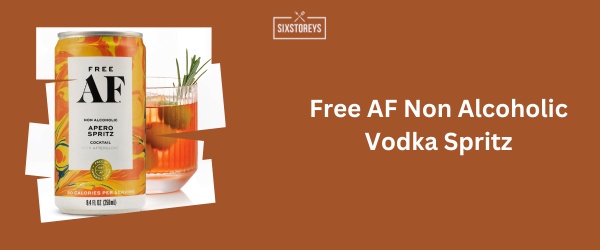 Free AF Non-Alcoholic Vodka Spritz - Best Non-Alcoholic Vodka