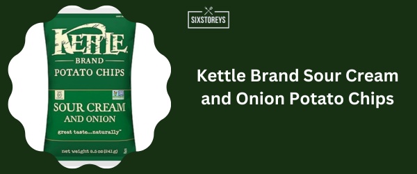 Kettle Brand Sour Cream and Onion Potato Chips - Best Sour Cream And Onion Chips
