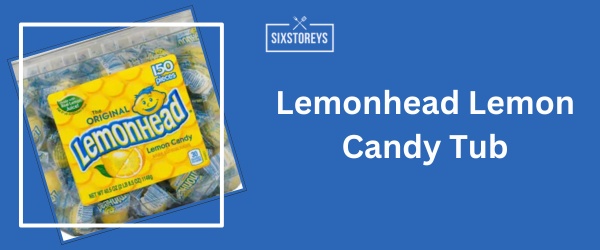 Lemonhead Lemon Candy Tub - Best Hard Candy Brand 2024