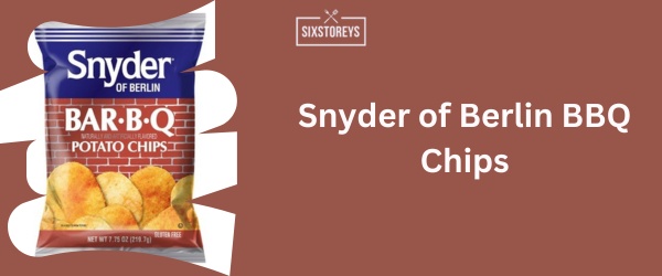 Snyder of Berlin BBQ Chips - Best BBQ Chips Brand of 2024