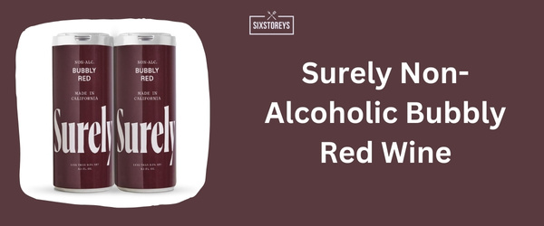 Surely Non-Alcoholic Bubbly Red Wine - Best Non Alcoholic Red Wine in 2024