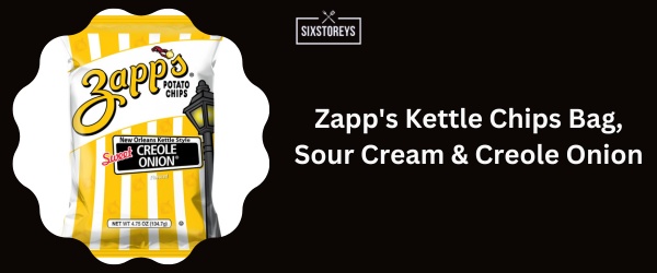 Zapp's Kettle Chips Bag, Sour Cream & Creole Onion - Best Sour Cream And Onion Chips