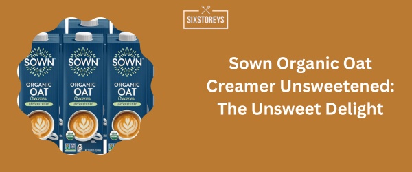 Sown Organic Oat Creamer Unsweetened - Best Sugar Free Coffee Creamer of 2024