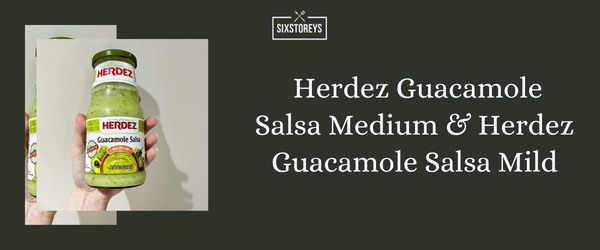 Herdez Guacamole Salsa Medium & Herdez Guacamole Salsa Mild - Best Store Bought Salsa of 2024