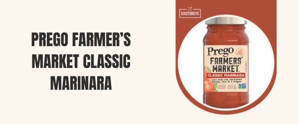 Prego Farmer’s Market Classic Marinara - Best Jarred Marinara Sauces of 2024