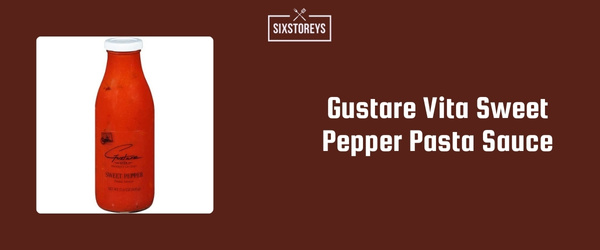 Gustare Vita Sweet Pepper Pasta Sauce - Best Low Sodium Pasta Sauce of 2024