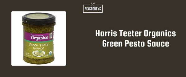 Harris Teeter Organics Green Pesto Sauce - Best Low Sodium Pasta Sauce of 2024