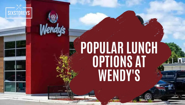 Popular Lunch Options at Wendy's