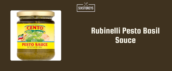 Rubinelli Pesto Basil Sauce - Best Low Sodium Pasta Sauce of 2024
