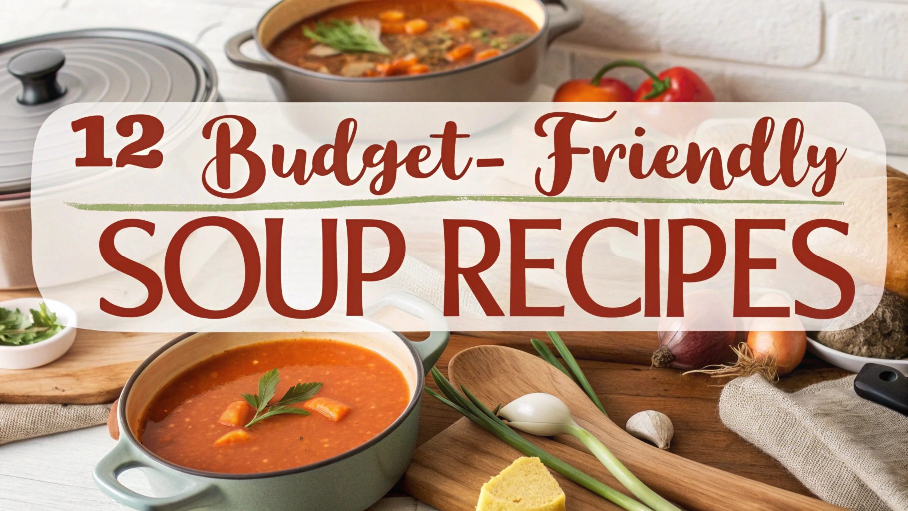 12 Budget-Friendly Soup Recipes That Are Easy and Delicious