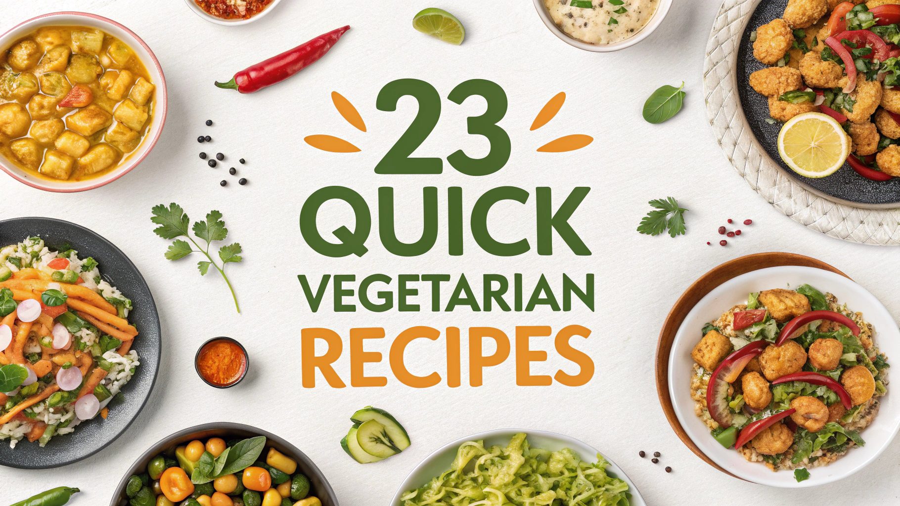 23 Quick Vegetarian Recipes For Busy Weeknights Cta 23 Quick Vegetarian Recipes Bg Should Have
