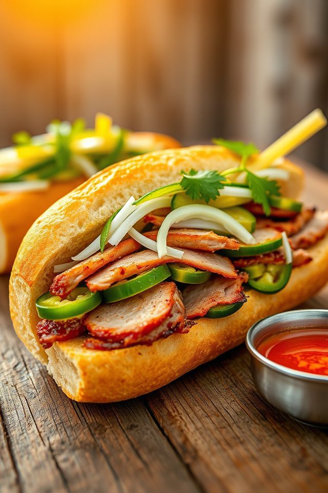 banh mi style sandwich delight