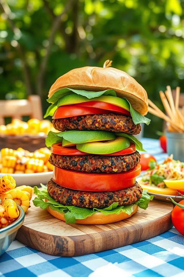 classic healthy veggie burger