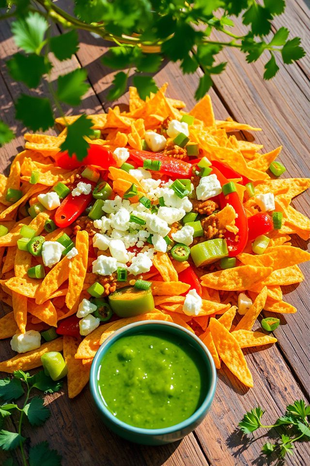 crispy tortilla vegetable medley
