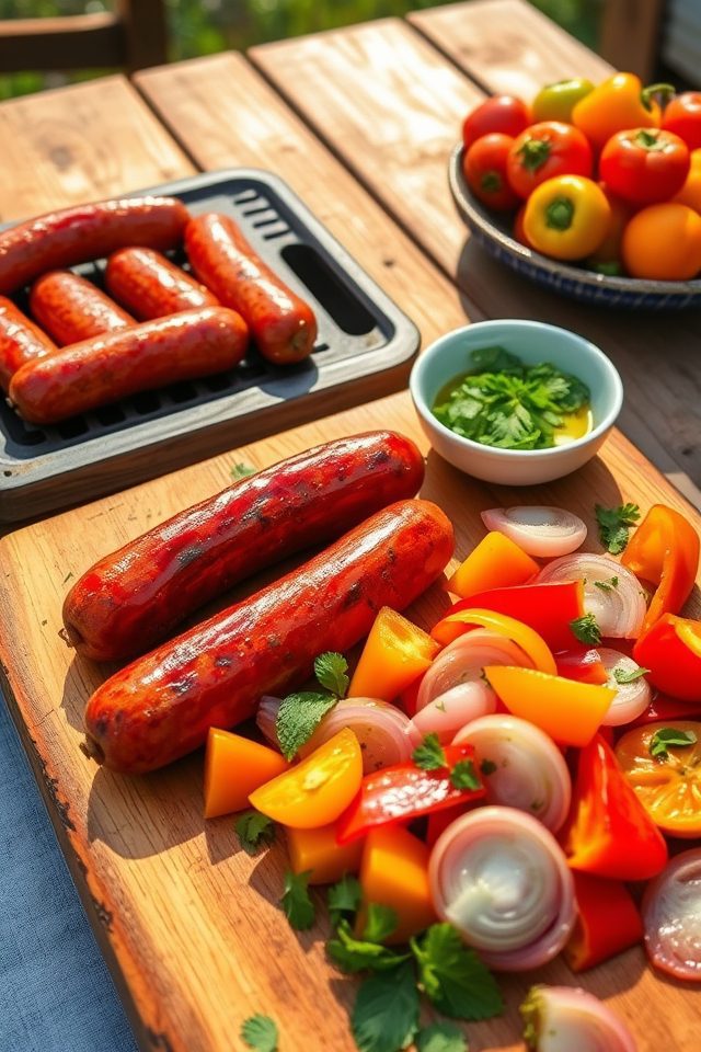 flavorful north african sausage