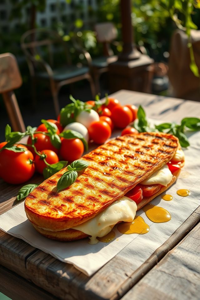 fresh summer panini delight