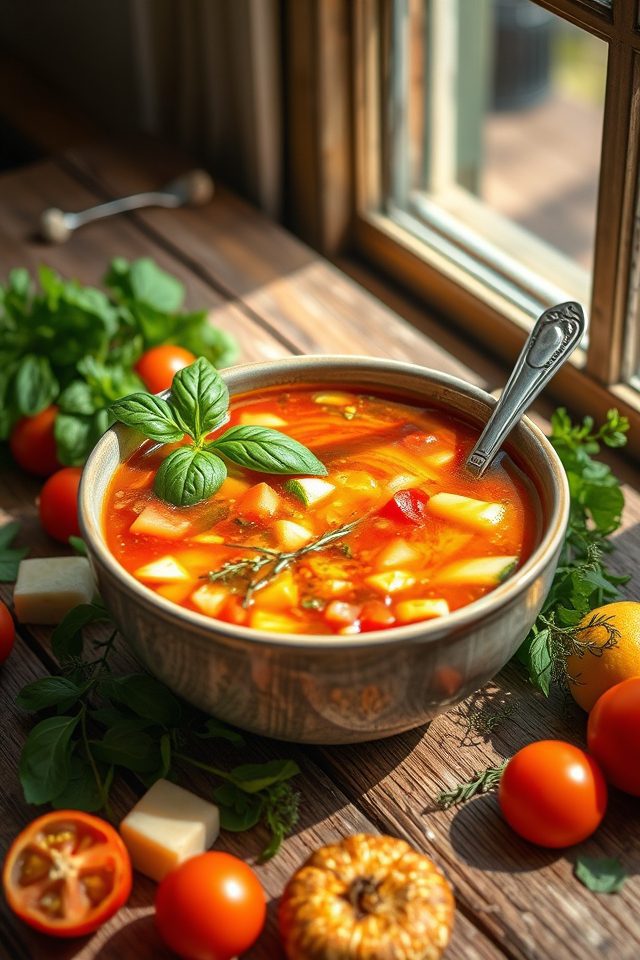 hearty vegetable soup recipe