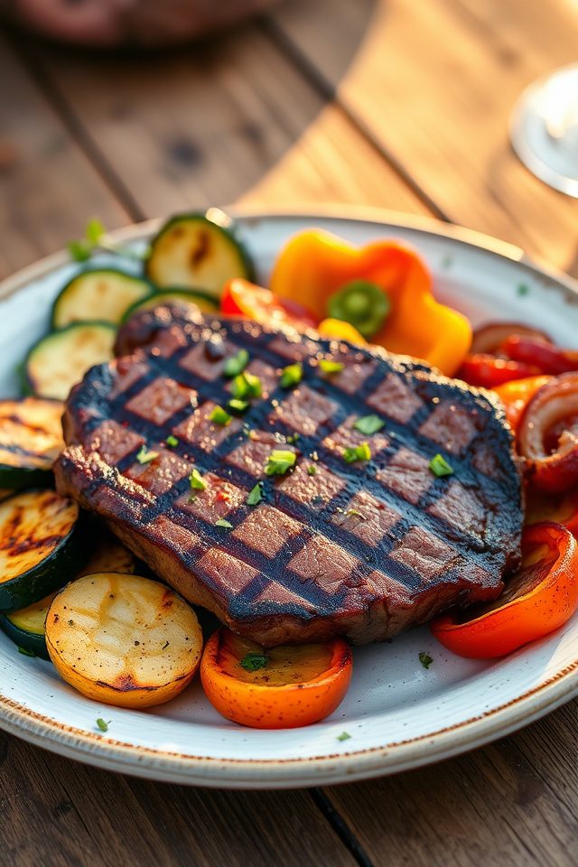 marinated grilled skirt steak