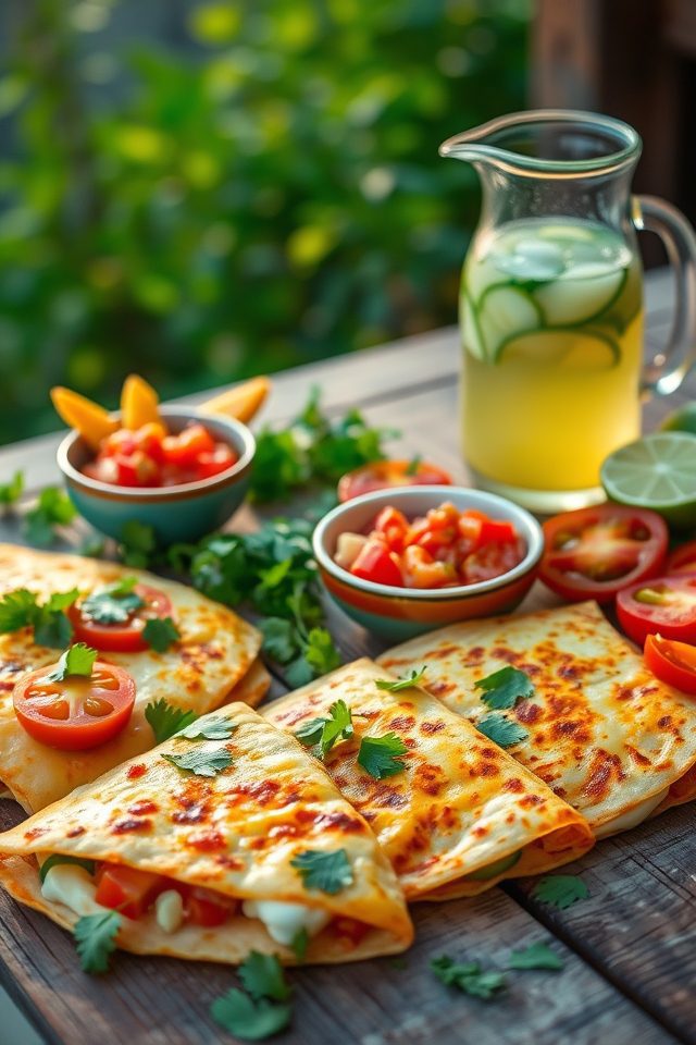 melted cheese and toppings