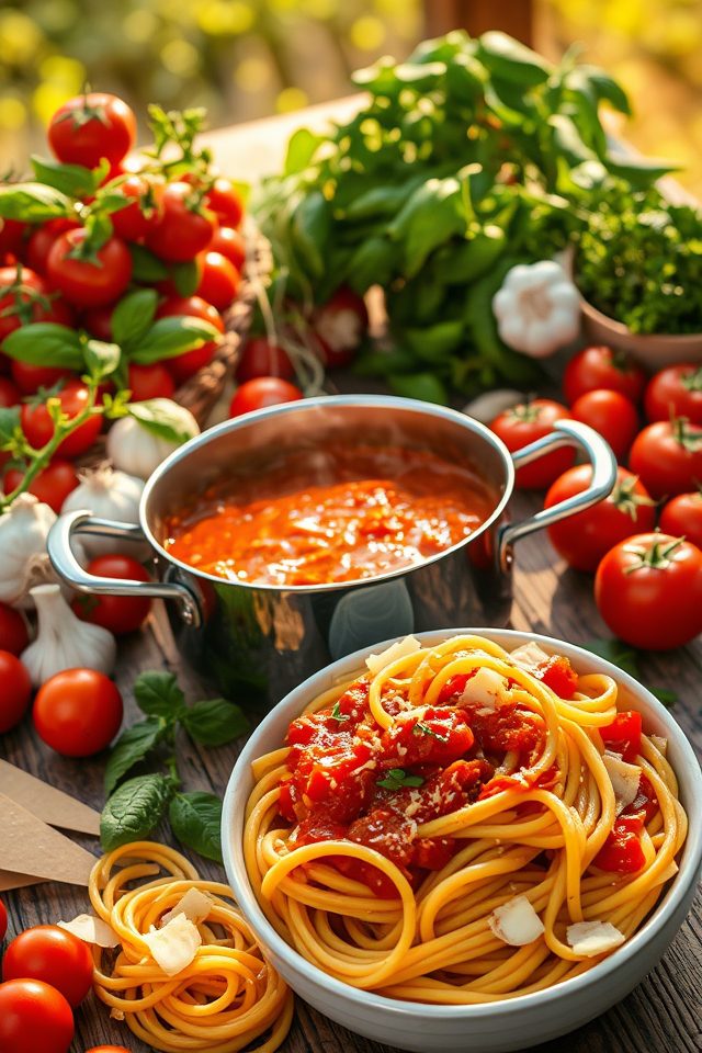 quick and flavorful tomato sauce