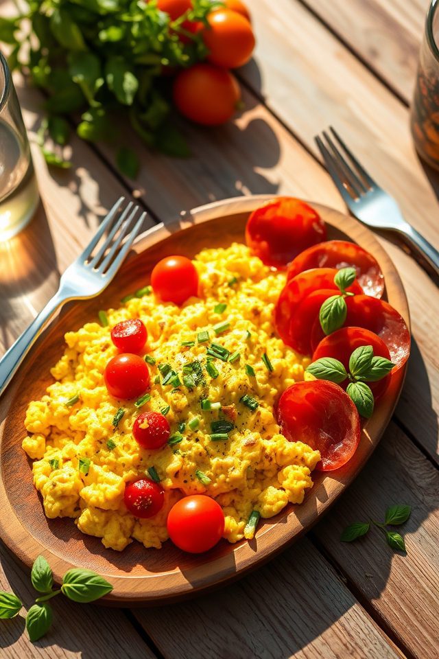 salami egg scramble recipe