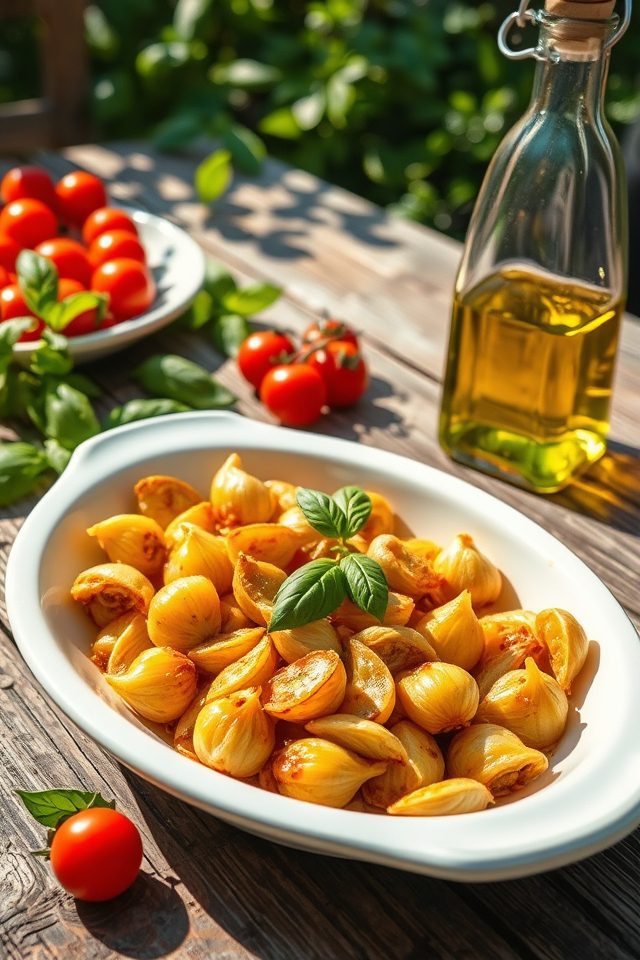 saut ed garlic cloves recipe