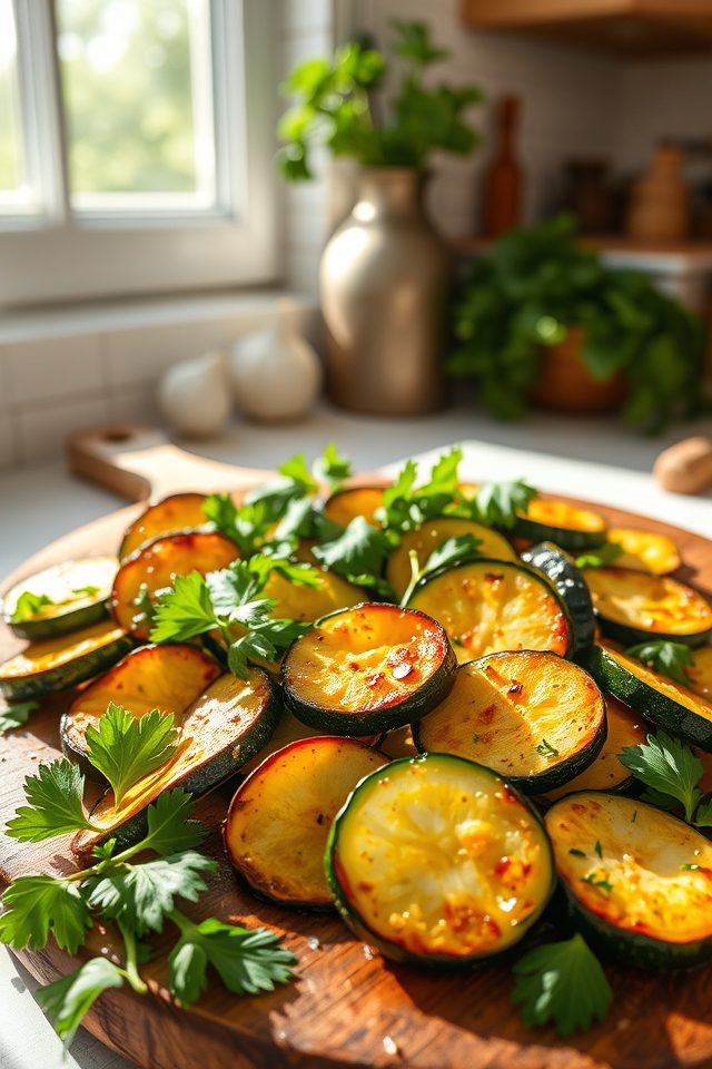 saut ed zucchini with herbs