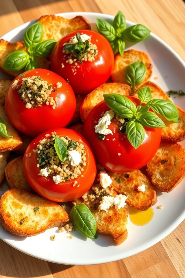 savory stuffed tomatoes recipe