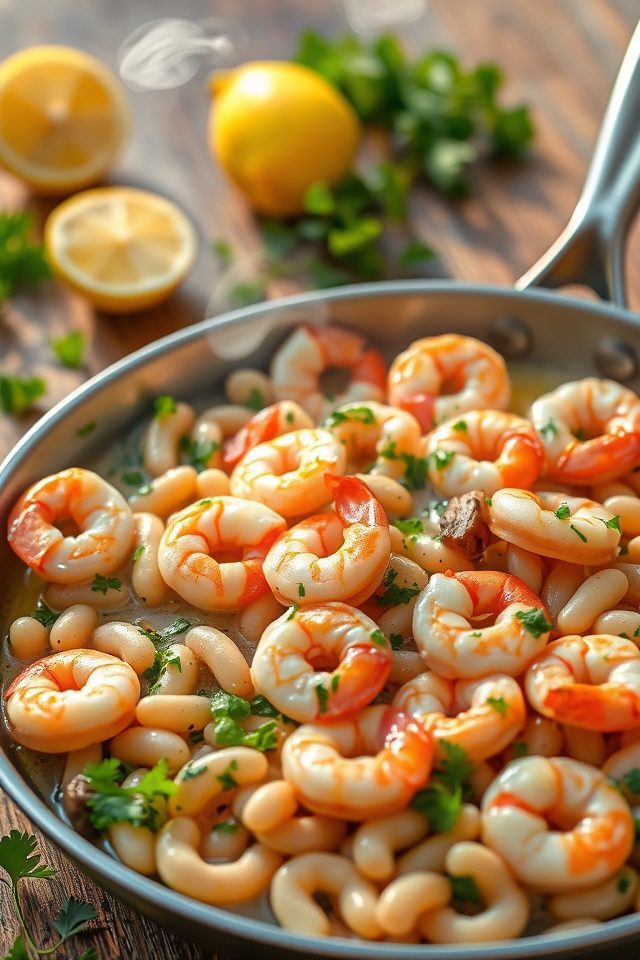 shrimp beans zesty skillet