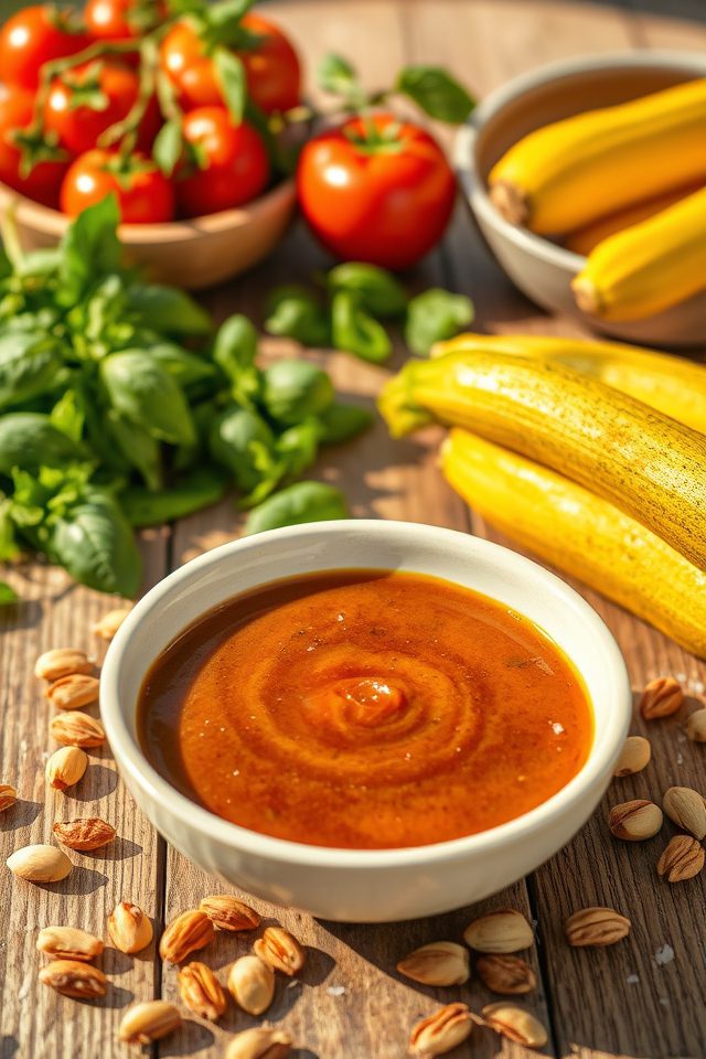 toasted pine nuts sauce