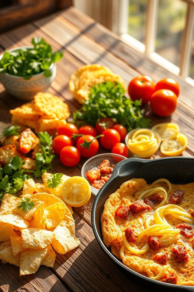 tortilla eggs vibrant flavors